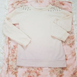 Gradient Fade Sweater w/ Spikes